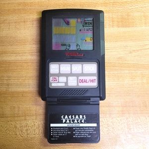 1993 Tiger Electronics Caesars Palace Blackjack LCD Handheld